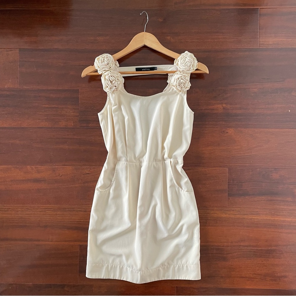 Cream Mini Dress